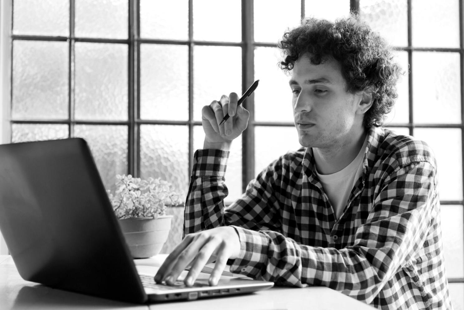 Investment analysis workspace showing research materials and financial planning tools